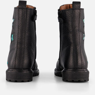 Veterboots zwart Leer - 29,34