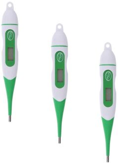 Veterinaire Digitale Thermometer, Geweldig Voor Varken, Koe, Vee, Geit Etc, - 3 Stuks