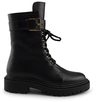 Veterlaars noa black - maat 38 Zwart