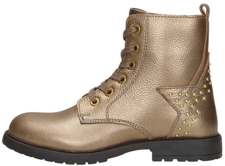 Veterschoen Hoog Goudkleur - 35