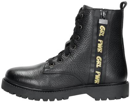 Veterschoen Hoog Zwart - 36