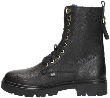 Veterschoen Hoog Zwart - 38