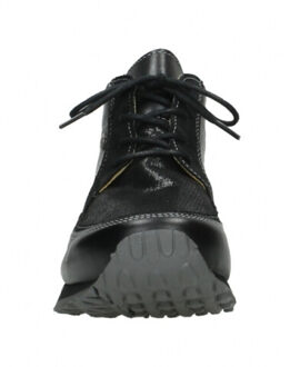 Veterschoenen 05802 e-Boot - 20009 zwart stretch leer - 41