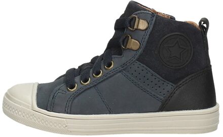 Veterschoenen Hoog Blauw - 22