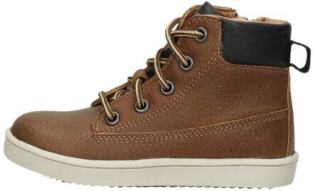 Veterschoenen Hoog Cognac - 22