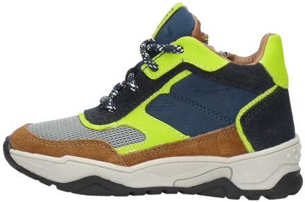 Veterschoenen Hoog Cognac - 23