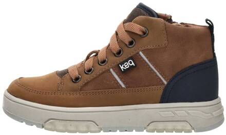 Veterschoenen Hoog Cognac - 29