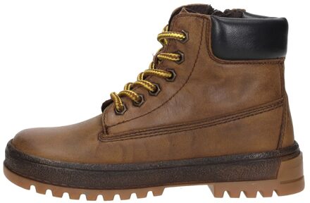 Veterschoenen Hoog Cognac - 30