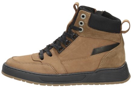 Veterschoenen Hoog Cognac - 34