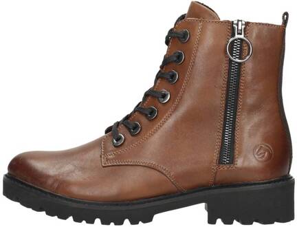 Veterschoenen Hoog Cognac - 37