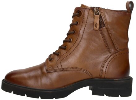 Veterschoenen Hoog Cognac - 37
