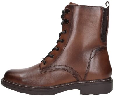 Veterschoenen Hoog Cognac - 38