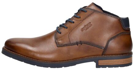 Veterschoenen Hoog Cognac - 41