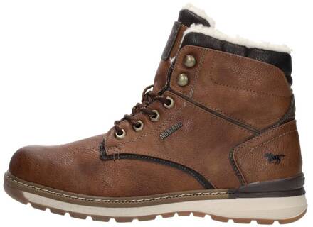 Veterschoenen Hoog Cognac - 44