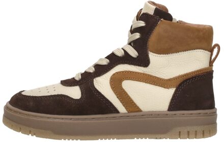 Veterschoenen Hoog Donkerbruin - 28