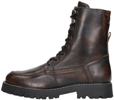Veterschoenen Hoog Donkerbruin - 41