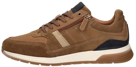 Veterschoenen Laag Cognac - 45