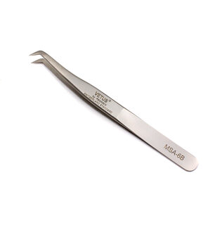 Vetus MSA-6B Make Pincet Gebogen Hoge Hardheid Roestvrij Staal Duurzaam Wimper Tweezer Voor 3D 6D Volume Wimper Extension