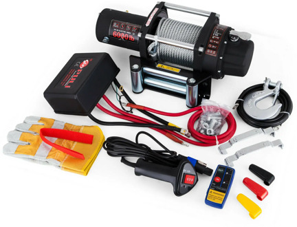 VEVOR 12V 3000LB/4000LB/6000LB Electric Winch with Wireless Remote Trailer 4x4 Truck Boat ATV SUV Electric Steel Rope Winch