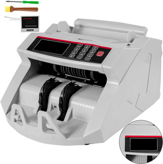 VEVOR Upgraded Money Counter with UV MG IR MT Counterfeit Detector Money Counter Machine, Multi Currency Bill Cash Counting