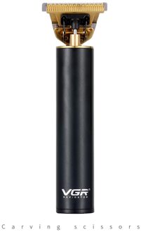 Vgr 087 Elektrische Tondeuse Oplaadbare Cordless Voor Mannen Baard Trimmer 0Mm Kaalhoofdige Mannen Cordless Snijmachine zonder doos