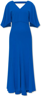 Vhals jurk Victoria Beckham , Blue , Dames - 2XS