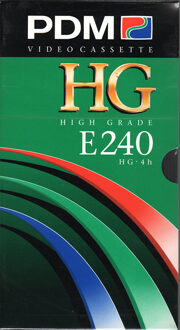 VHS videoband E240 High Grade 1 band Dolby Surround