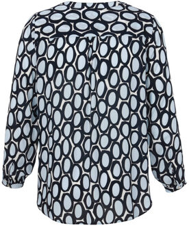 Via Appia Due Blouse lange mouw 2524660 Blauw - 48