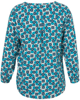 Via Appia Due Blouse lange mouw 2525970 Groen - 44