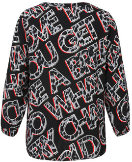 Via Appia Due Top lange mouw 2515667 Zwart - 44