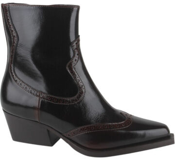 Via Vai 62141-03-1285 dames enkellaarzen gekleed Bruin - 39