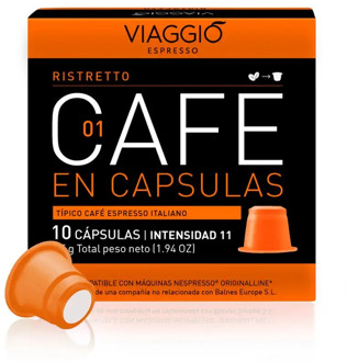 VIAGGIO ESPRESSO-120 Capsules Compatible Coffee Machines Nespresso (RISTRETTO)