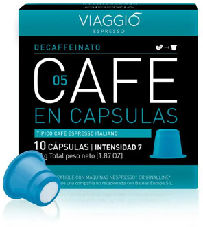 VIAGGIO ESPRESSO-120 Coffee Capsule compatible Nespresso Machines (DECAFFEINATO FLAVORS)