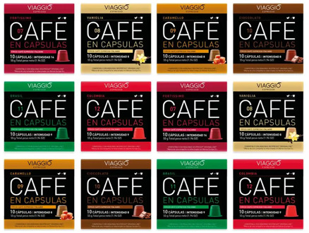 VIAGGIO ESPRESSO - 120 coffee capsules compatible with Nespresso machines (special selection)