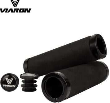Viaron Fietsstuur Grips Handle Bar Grips Lock-On Mountainbike Stuur Cover Spons Fietsen Anti-Shock Skid-Proof Mtb