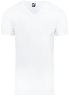 Vibambo T-Shirt V-Hals Wit 6-Pack - M,L,XL,XXL,S