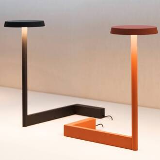 Vibia Flat LED tafellamp hoogte 30 cm zwart