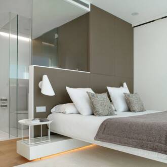 Vibia I.Cono 0720 wandlamp, 28 cm, wit