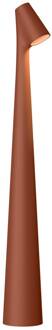 Vibia LED-batterijlamp Africa, hoogte 40 cm, terracotta