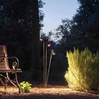 Vibia LED buiten vloerlamp Brisa, 1-lamp, bruin bruin mat