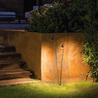 Vibia LED buiten vloerlamp Brisa, 5-lamps, kaki