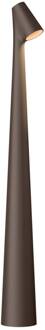 Vibia LED-tafellamp op batterijen Africa, hoogte 45 cm, donkerbruin