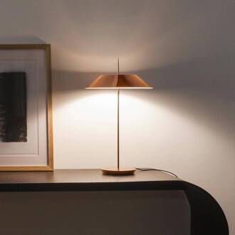 Vibia Mayfair LED tafellamp, glanzend koper glanzend koper, wit