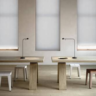 Vibia Pin 1650 LED tafellamp, lengte 23cm, zwart