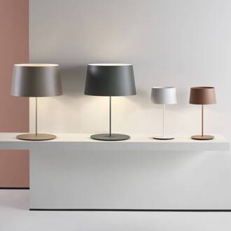 Vibia Warm 4901 tafellamp, Ø 42 cm, bruin