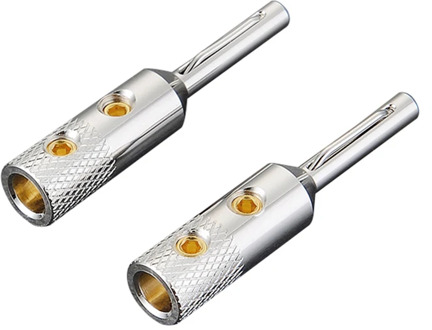 Viborg VB401S Pure Copper Silver plated Banana plug audio cable speaker connectors plug jack