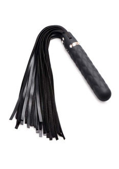 Vibra-Lasher - Vibrerende Silicone Dildo Flogger - Vibra-Lasher - Vibrerende Silicone Dildo Flogger