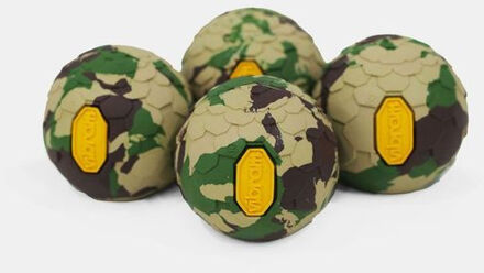 Vibram Ball Feet Set (4Pcs) Middenkaki/Ass. Camouflage - One size