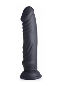 Vibrerende en E-Stim Siliconen Dildo + Afstandsbediening - Vibrerende en E-Stim Siliconen Dildo + Afstandsbediening