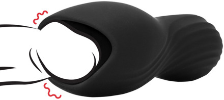 Vibrerende Masturbator Sleeve - Lakritz Zwart